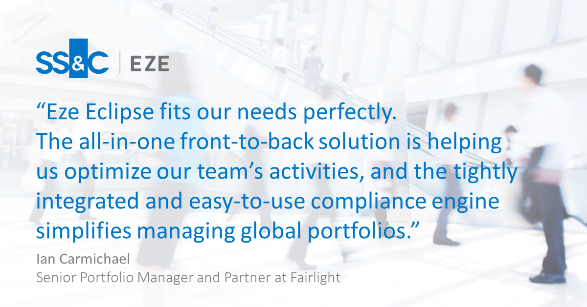 Fairlight Asset Management Optimizes FronttoBack Operations with SS&C